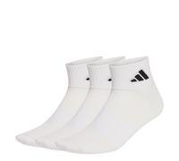 Calcetines adidas Ess Ank 3P Blanco/Blanco/Negro 31 - 33