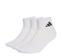 adidas Unisex adulto Cushioned Sportswear Ankle Socks 3 Pair Pack, white/white/black, 48-51