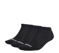 Adidas Performance Lote de 3 pares de calcetines finos Linear. Talla L. Color Negro