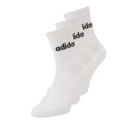 Calcetines de fitness adidas linear blanco unisex 46 - 48