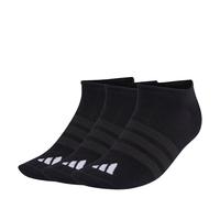 adidas Unisex adulto THIN&LIGHT SPORTSWEAR NO SHOW SOCKS 3 PAIR PACK, black/black/white, 40-42