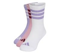 ADIDAS PERFORMANCE Calcetines 'Kids 3-Stripes Cushioned Crew 3 Pair Pack' berenjena / malva / lila claro / blanco 28-30 EUR