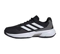 adidas CourtJam Control 3 Clay Tennis Shoes, Zapatillas de Tenis Hombre, Core Black/Cloud White/Grey Four, 46 2/3 EU