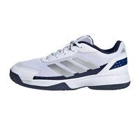 adidas Unisex niños Crazyquick Kids Padel Shoes, FTWR White/Silver Met./Dark Blue, 34 EU