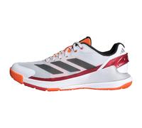 adidas Hombre Crazyquick Lightstrike Padel Shoes, FTWR White/Core Black/Lucid Orange, 37 1/3 EU