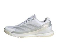 adidas Mujer Crazyquick Boost Padel Shoes, FTWR White/Silver Met./Zero Met., 38 2/3 EU