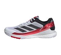 adidas Crazyquick Boost Padel Shoes, Zapatos Hombre, Cloud White/Core Black/Lucid Red, 38 EU