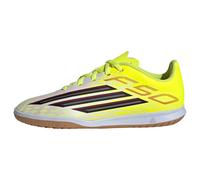 adidas Unisex niños F50 Club Indoor Football Shoes Kids, Team Solar Yellow 2/Core Black/Lucid Red, 28 1/2 EU