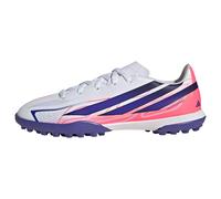 Botas de fútbol multitacos F50 Niño Blanco/Violeta Turf adidas 35