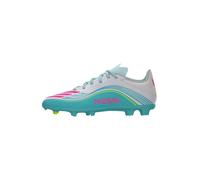 adidas Unisex niños F50 Messi League Firm Ground/Multi Ground Football Boots Kids, FTWR White/Lucid Pink/Flash Aqua, 35 1/2 EU