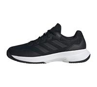 adidas Gamecourt 2.0 Tennis Shoes, Zapatillas de Tenis Hombre, Core Black/Core Black/Grey Four, 44 EU