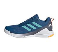 Adidas Hombre Novaflight 2 Indoor Shoes, Dusky Petrol/Flash Aqua/Core Black, 46 2/3 EU