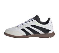 adidas Predator League Indoor Football Boots Kids, Botas de fútbol Unisex niños, Cloud White/Core Black/Lucid Lemon, 34 EU