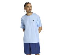 Adidas Performance Camiseta de entrenamiento de manga corta, WORKOUT ESSENTIALS. Color azul cielo