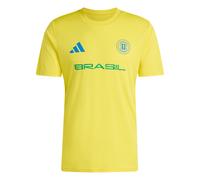 ADIDAS PERFORMANCE Camiseta de fútbol 'FIFA Fussball-Weltmeisterschaft 26™ Brasilien' azul oscuro / amarillo / verde hierba XLxTallas normales azul oscuro / amarillo / verde hierba