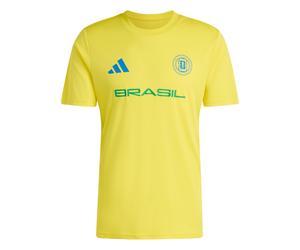 ADIDAS PERFORMANCE Camiseta de fútbol 'FIFA Fussball-Weltmeisterschaft 26™ Brasilien' azul oscuro / amarillo / verde hierba XXXLxTallas normales azul oscuro / amarillo / verde hierba