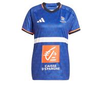 ADIDAS PERFORMANCE Camiseta de fútbol 'France Handball Replica' azul / naranja / blanco XS-S azul / naranja / blanco