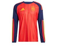 ADIDAS PERFORMANCE Camiseta de fútbol 'Spain 26 Home Authentic Long Sleeve' azul oscuro / dorado / rojo oscuro LxTallas normales azul oscuro / dorado / rojo oscuro