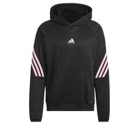 ADIDAS PERFORMANCE Camiseta deportiva 'Basketball Crazy Warm Fleece' negro / blanco XL negro / blanco