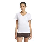 Adidas Performance Camiseta deportiva con cuello en pico Essentials. Color Blanco