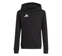 Adidas Performance Sudadera con capucha, de felpa, ENTRADA. Talla 120/126 cm (7/8 años). Color Negro