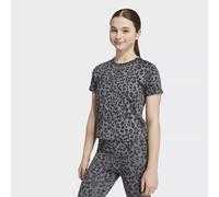 Adidas Performance Camiseta deportiva estampado de leopardo. Color gris