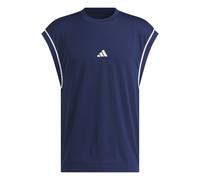 adidas Uomo Basketball All World Sleeveless Tank, Team Navy Blue 2 / Team Navy Blue 2, L