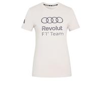 adidas Donna Audi Formula One Team DNA Graphic tee, Chalk Pearl, XXS