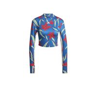adidas Donna x Farm Rio Training Long Sleeve, Dark Marine/Tactile Red/White, S