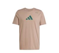 ADIDAS PERFORMANCE Camiseta funcional capuchino / pino, Talla M