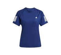 adidas Donna Club 3 Stripe Tennis Climacool T-Shirt, Dark Blue, M