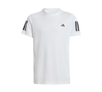 adidas Niños Boys Club Tennis 3-Stripes T-Shirt, White, 11-12 Years