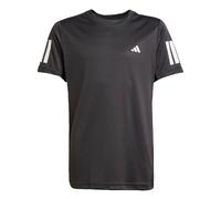 adidas Niños Boys Club Tennis 3-Stripes T-Shirt, Black, 13-14 Years