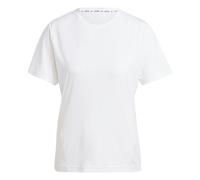 adidas Mujer Designed For Training Tank Shirt, White, XL