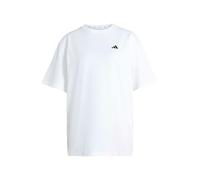 adidas Donna Power Essentials Workout Oversized T-Shirt, White, L