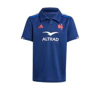 ADIDAS PERFORMANCE Camiseta funcional 'France Rugby Home ' azul oscuro / naranja / blanco 170xTallas normales azul oscuro / naranja / blanco