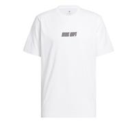 adidas Hombre Hoops Graphic tee, White/Black, M