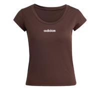 ADIDAS PERFORMANCE Camiseta funcional 'Hyperglam' marrón castaño / blanco XXL marrón castaño / blanco