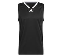 adidas Hombre Basketball Legends Tank, Black/White, 5XL