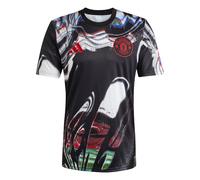 ADIDAS PERFORMANCE Camiseta funcional 'Manchester United 25/26 Pre Match' verde / rojo fuego / negro / blanco XS verde / rojo fuego / negro / blanco