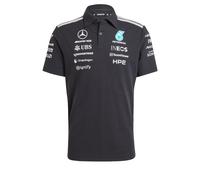 adidas Hombre Mercedes - Amg Petronas Formula 1 Team Engineers Polo Shirt, Black, L