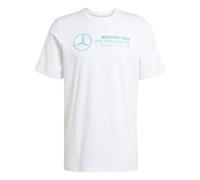 Adidas Hombre Mercedes - AMG Petronas Formula One Team DNA Graphic tee Men, White/Semi Mint Rush, M