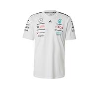 Adidas Hombre Mercedes - AMG Petronas Formula One Team Driver Jersey White Men, White/Black, L
