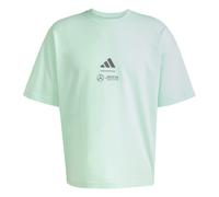 Adidas Hombre Mercedes - AMG Petronas Formula One Team Premium Woven tee Men, Frozen Green/Grey strata, XS
