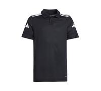 adidas Unisex niños Squadra25 Cotton Polo Kids Shirt, Black/White, 13-14 Years