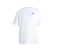 adidas Mujer Power Essentials Workout Oversized Shirt, White, S