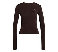 adidas Donna Power Essentials Workout Contour Long Sleeve, Aurora Coffee, L
