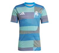 ADIDAS PERFORMANCE Camiseta funcional 'Real Madrid Prematch 2025/2026' azul oscuro / gris / verde claro / blanco L azul oscuro / gris / verde claro / blanco