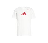 adidas Tennis Category Graphic T-Shirt White/Pure Ruby Camiseta de hombre S