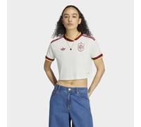 ADIDAS PERFORMANCE Camiseta funcional 'Spain 26 Away Cropped' amarillo / borgoña / blanco LxTallas normales amarillo / borgoña / blanco